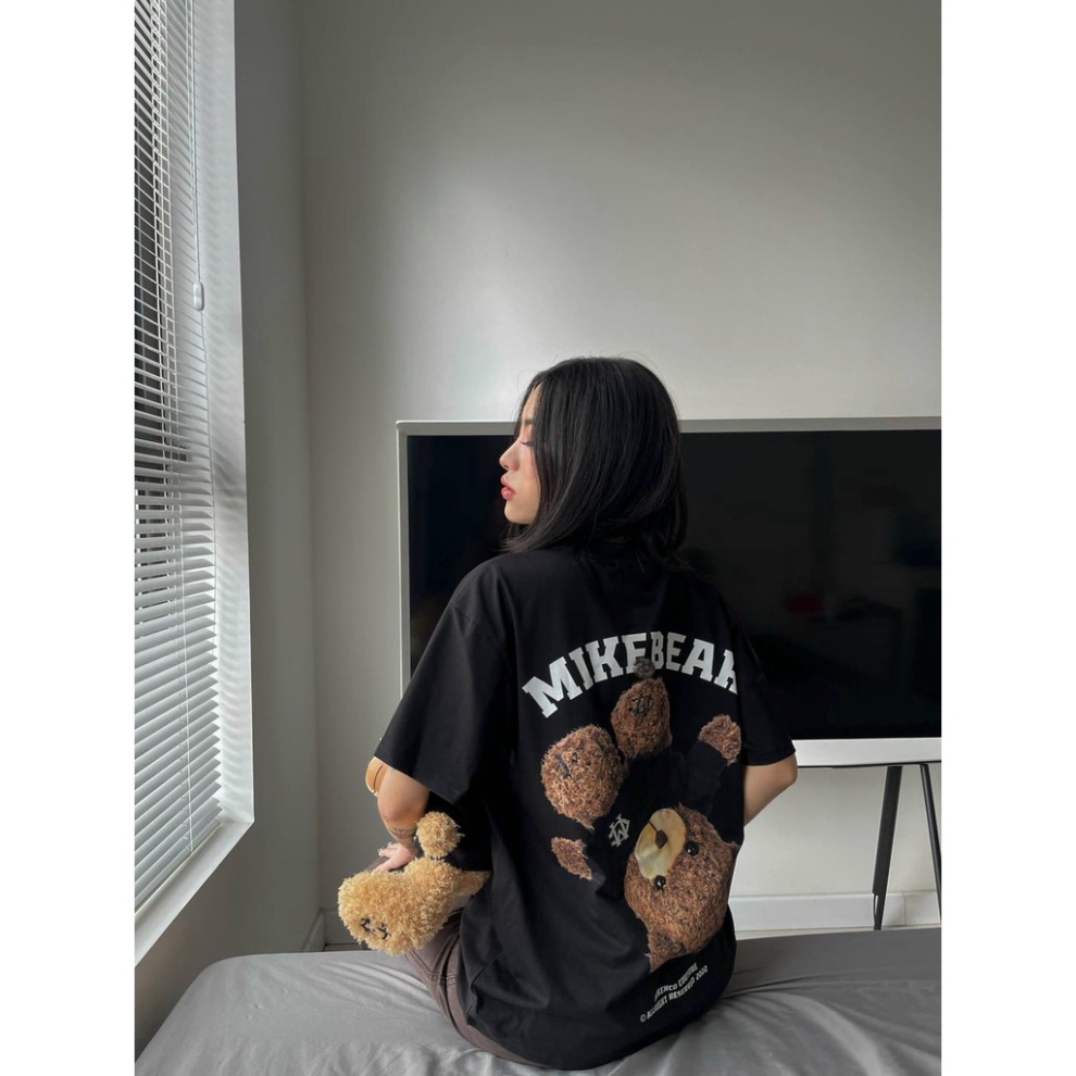 hàng thiết kế_Áo thun mikebear hình gấu hot trend dễ mix đồ có làm áo đôi đội nhóm hàng đẹp