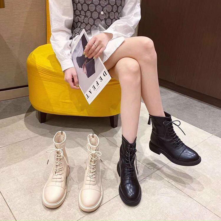 Bốt nữ cao cổ Ulzang dây nhiều mã A88 kiểu dáng hàn quốc trẻ trung siêu hót