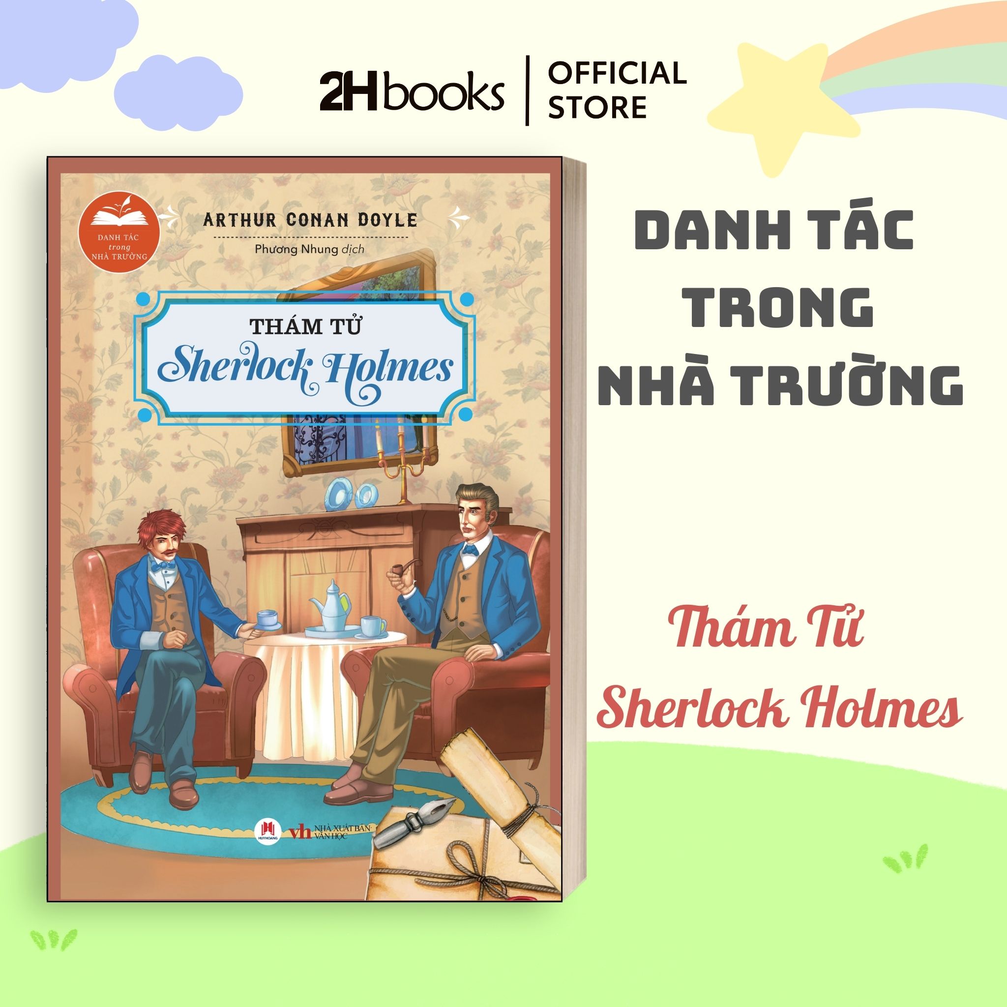 Sách Thiếu Nhi Danh tác trong nhà trường, trọn bộ 16 chủ đề, phiêu lưu, khám phá thê giới, 2HBooks