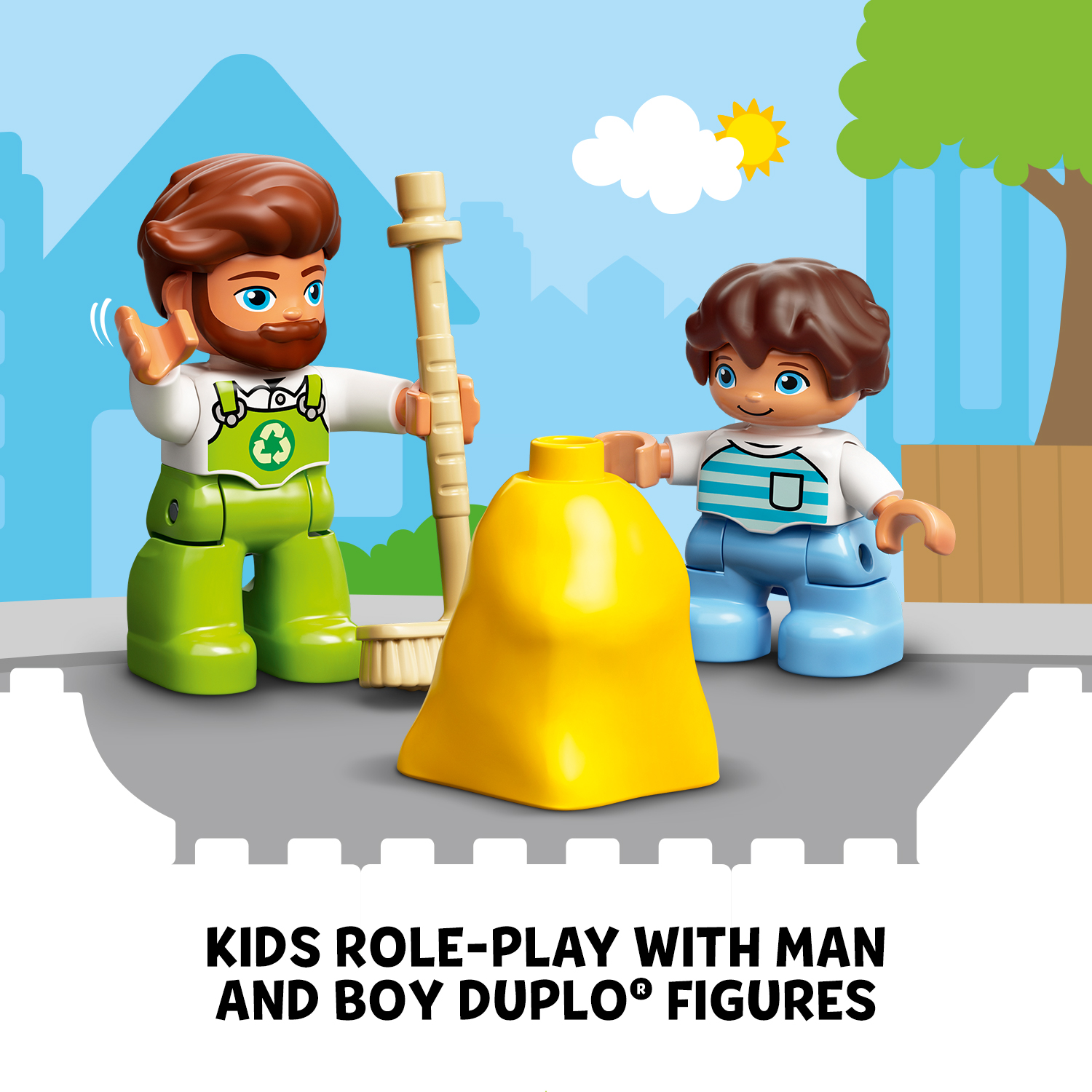 LEGO DUPLO 10945 Xe tải đổ rác (19 chi tiết)