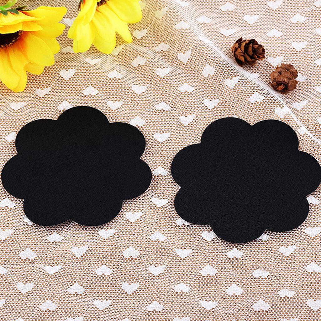 Pack of 40 Pairs Women’s Petal Self Adhesive Pasties Nipple Disposable Cover Bra Stickers Fashion Accessories