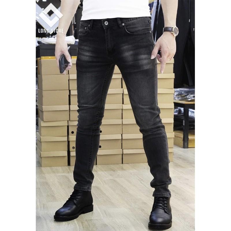 Quần jean nam big size cao cấp ôm dáng size đại màu đen
