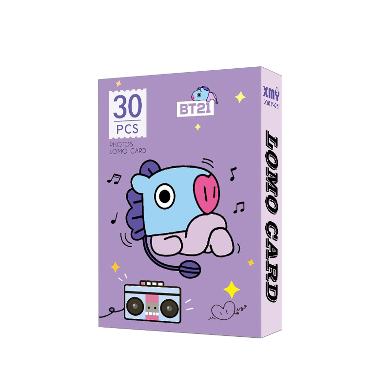 Bộ Lomo card MANG BT21 BTS mới nhất