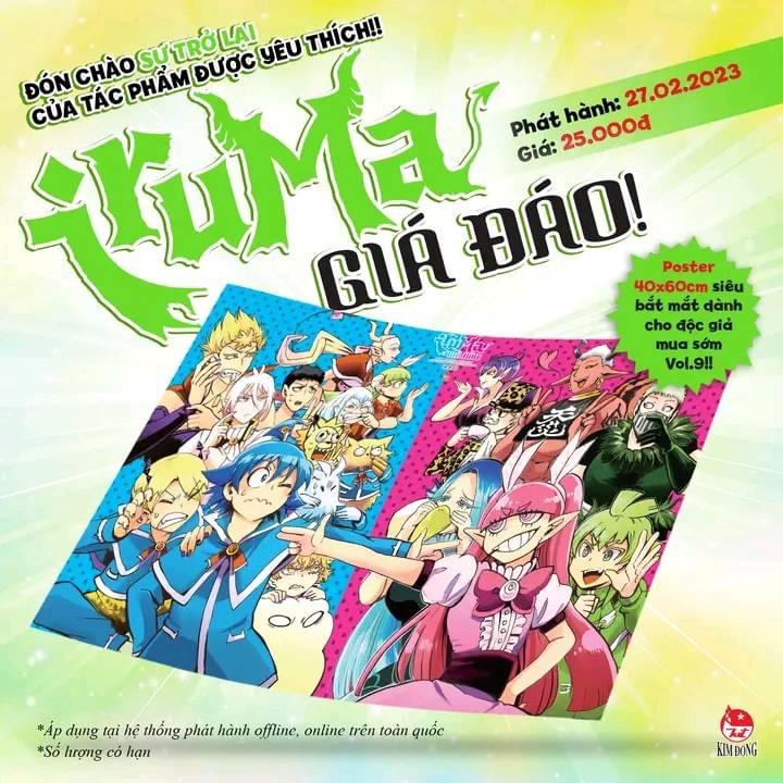 Iruma giá đáo - tập 9 (kèm poster + postcard)