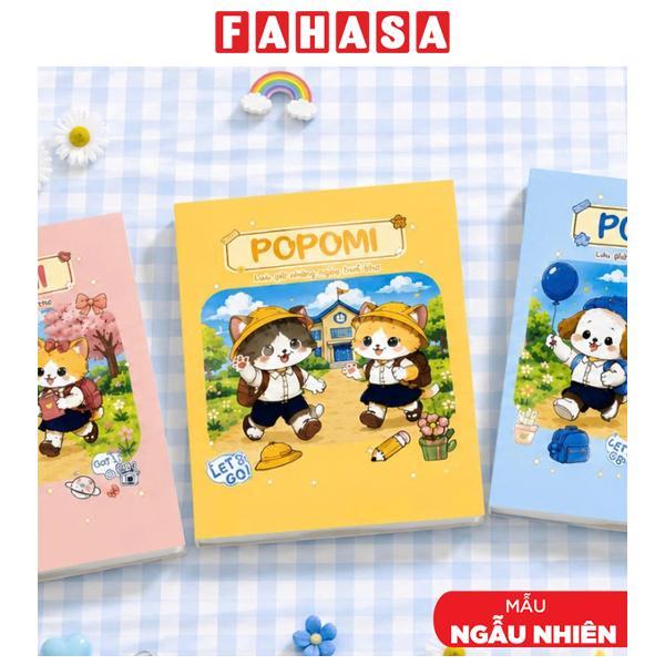 Tập Học Sinh Popomi - 4 Ô Ly Vuông - 96 Trang 100gsm - The Sun (Mẫu Bìa Giao Ngẫu Nhiên)