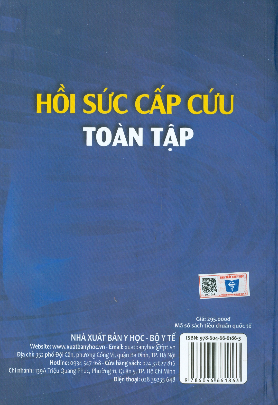 Sách - Hồi sức Cấp cứu toàn tập (Xuất bản 2023)