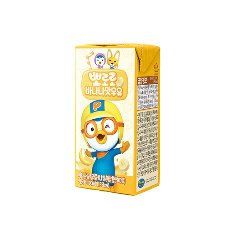 Sữa dinh dưỡng Pororo Vị chuối 190ml