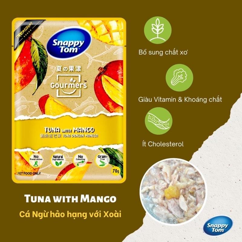 Pate SNAPPY TOM Trái Cây Cao Cấp 70gr Cho Mèo