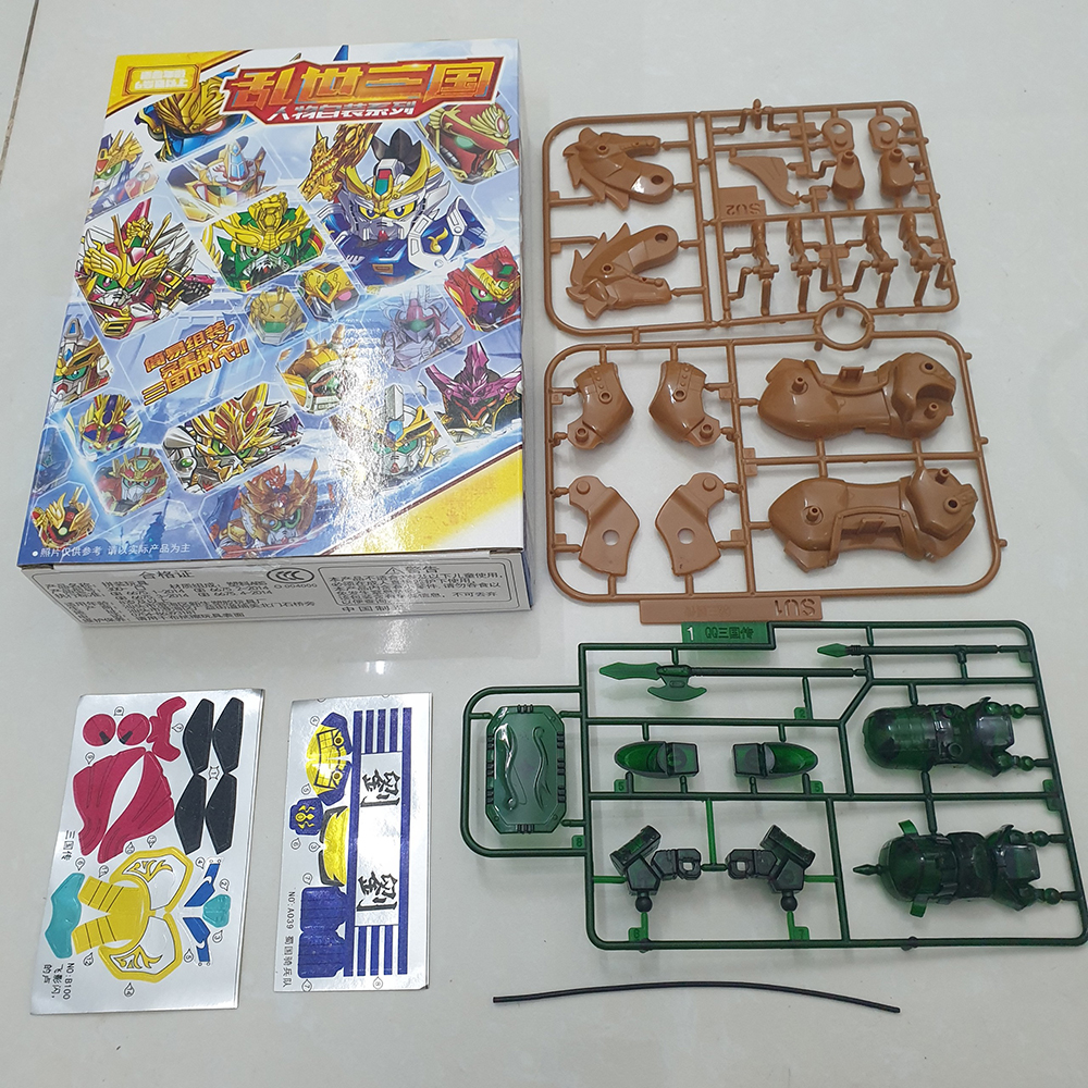 Mô hình đồ chơi Kị Binh nước Đông Ngô A039 sd gundam Tam Quốc trang trí bàn học cho bé trên 8 tuổi