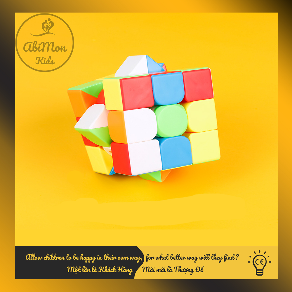 Bộ Rubik 3x3 Lập Phương (QY SpeedCube) || Montessori cao cấp || Đồ chơi Gỗ - Giáo dục - An toàn - Thông minh