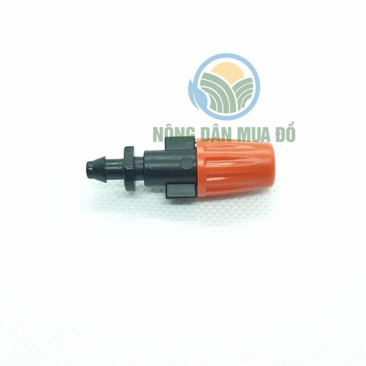 Béc phun sương 1 hướng màu cam gắn đuôi 6mm, phun sương mịn, không bị tắc- COMBO 20