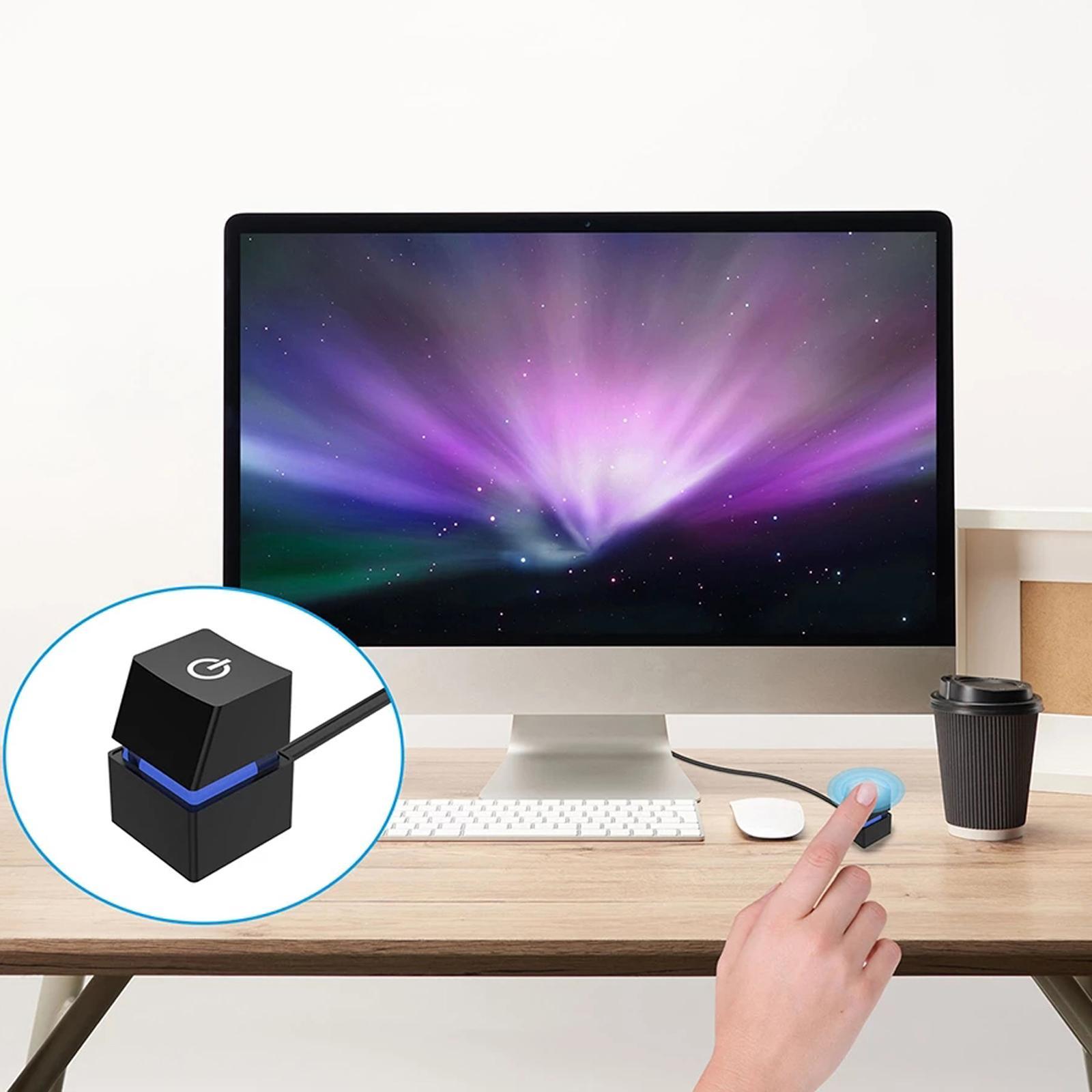 Desktop Switch, with Extension Cable Desktop Computer Power Switch for