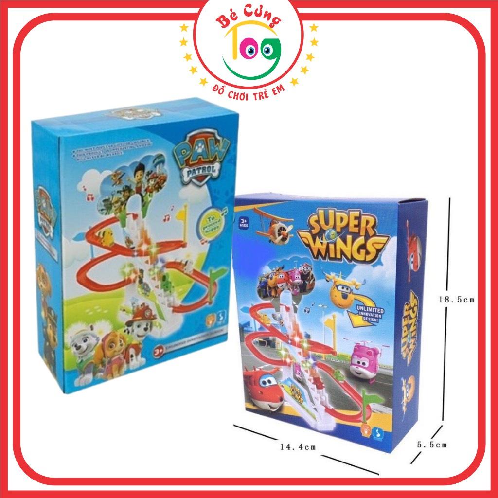 Đồ Chơi Chó Cứu Hộ Paw Patrol, Đội Bay Siêu Đẳng Leo Thang Cầu Trượt Có Đèn Nhạc Vui Nhộn Dành Cho Bé