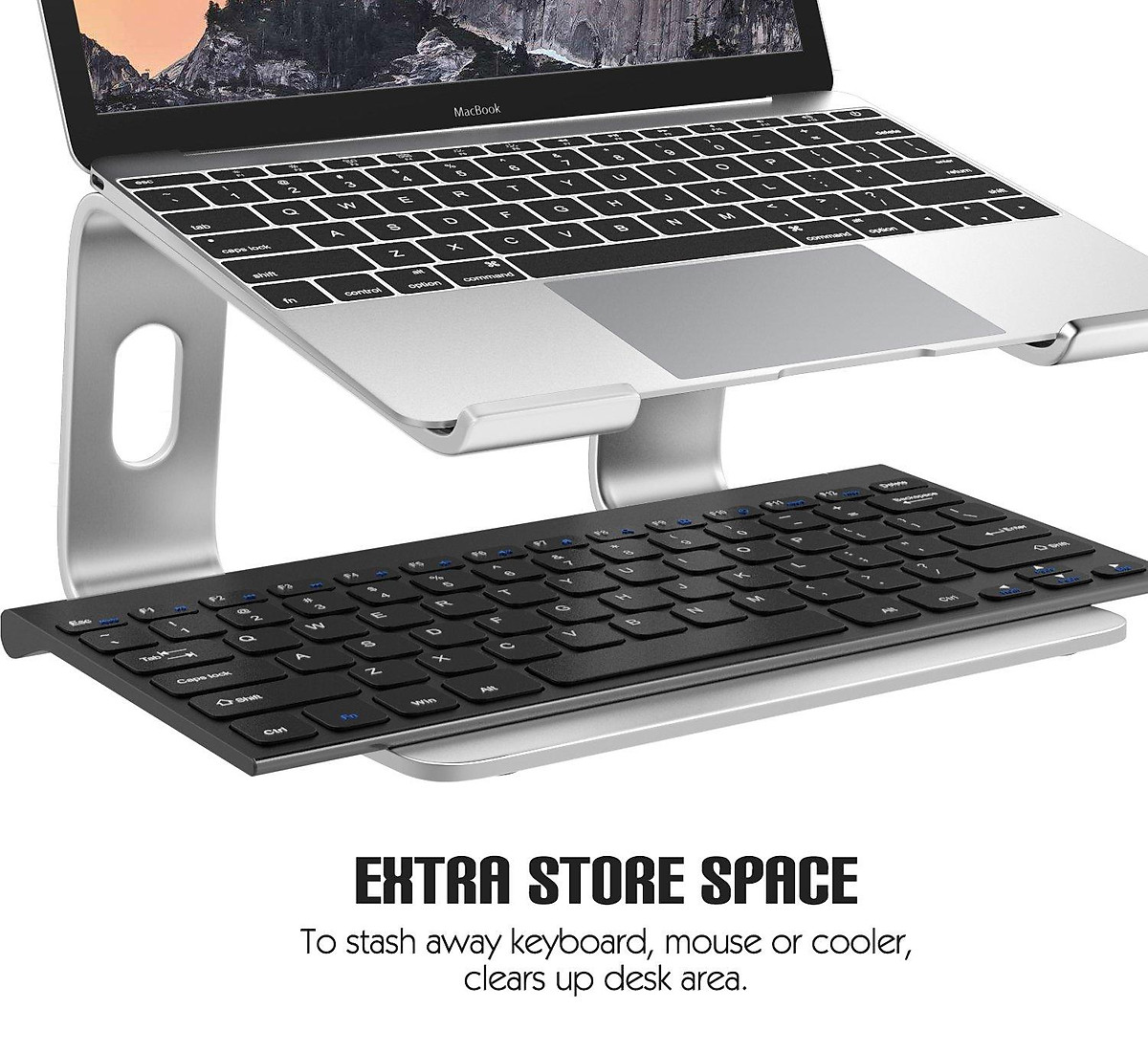 Giá Đỡ Laptop Macbook Nhôm Tháo Lắp Gọn Nhẹ