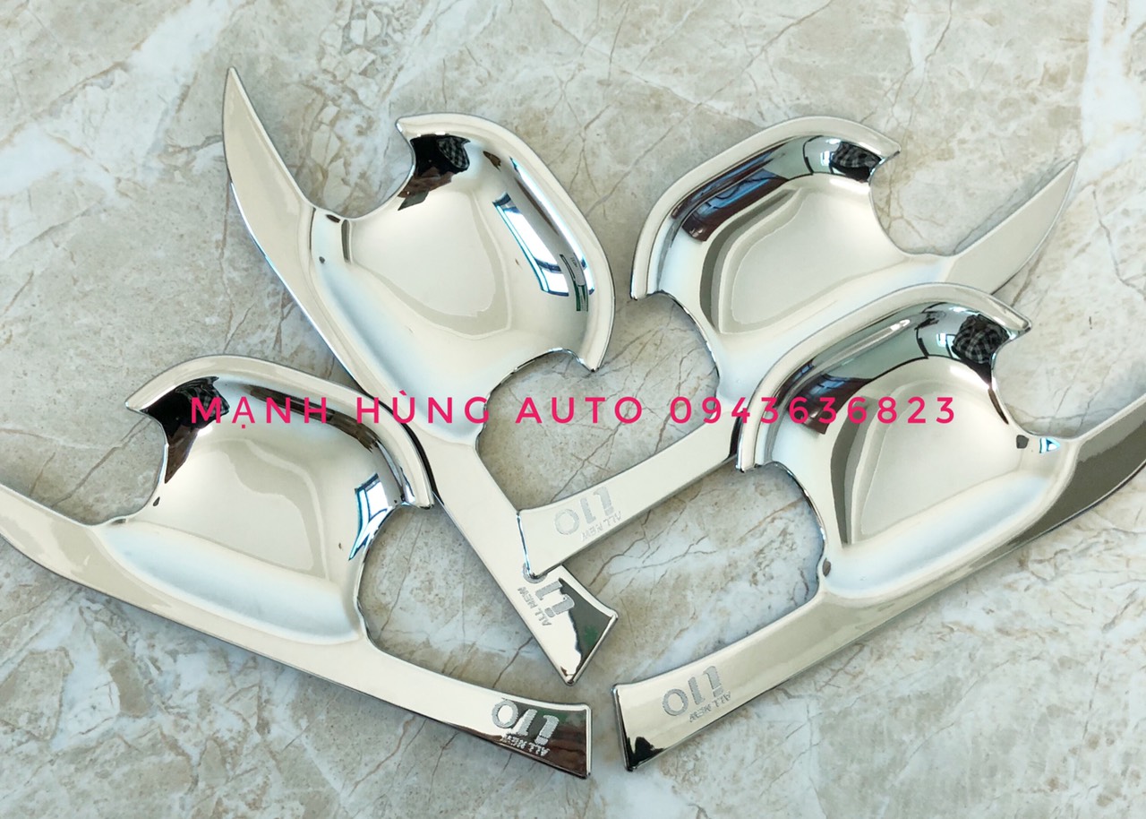Huyndai Grand I10 2021, ỐP HÕM, CHÉN CỬA XE MẠ CROM