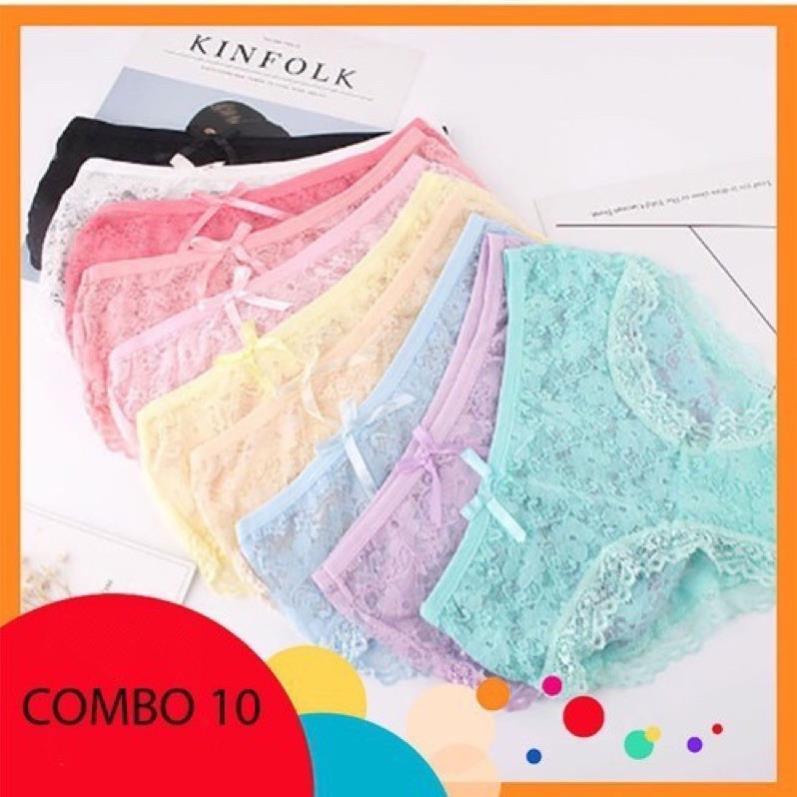 Combo 10 quần lót ren siêu đẹp