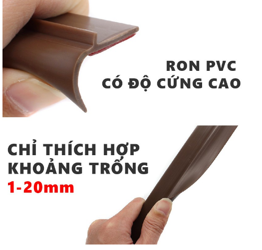 Ron chặn khe hở 90cm có 3 Màu, Thanh dán chân cửa chống côn trùng, bụi bẩn phù hợp mọi loại cửa tiện dụng-GD534-Ron90