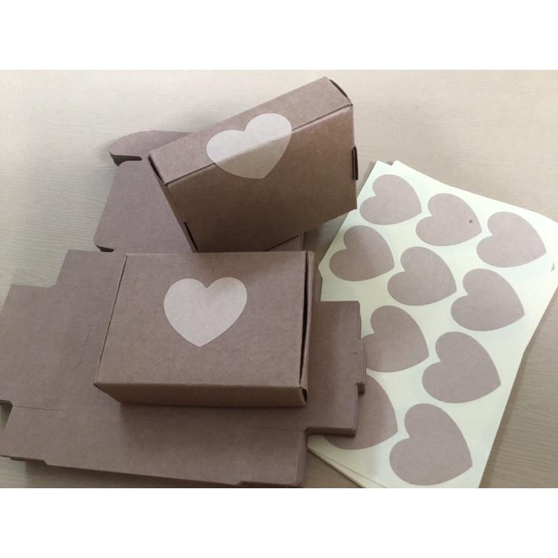 Hộp giấy màu nâu  đựng sản phẩm Handmade