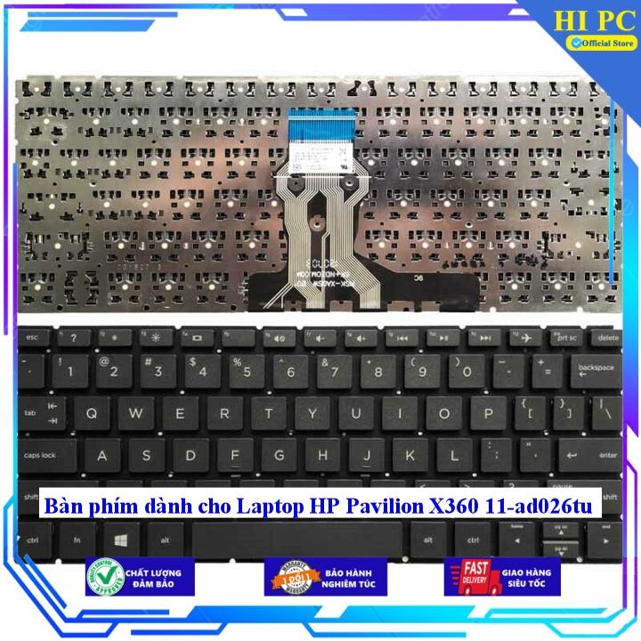 Bàn phím dành cho Laptop HP Pavilion X360 11-ad026tu - Hàng Nhập Khẩu mới 100%