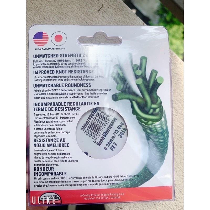 Dù câu dù chìm hàng dài 300m SUFIX 131 nano siêu bền hàng nhật bản