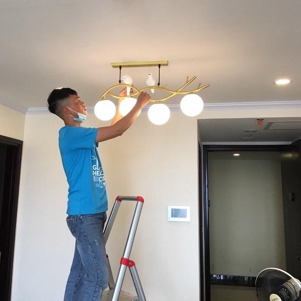 Đèn thả BIRET phong cách hiện đại trang trí nhà cửa cao cấp - kèm bóng LED chuyên dụng (CÓ ẢNH THẬT LẮP ĐẶT)