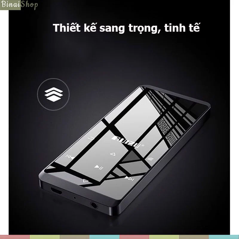 Máy Nghe Nhạc Lossless Bluetooth Ruizu D02 4GB - Hàng Chính Hãng