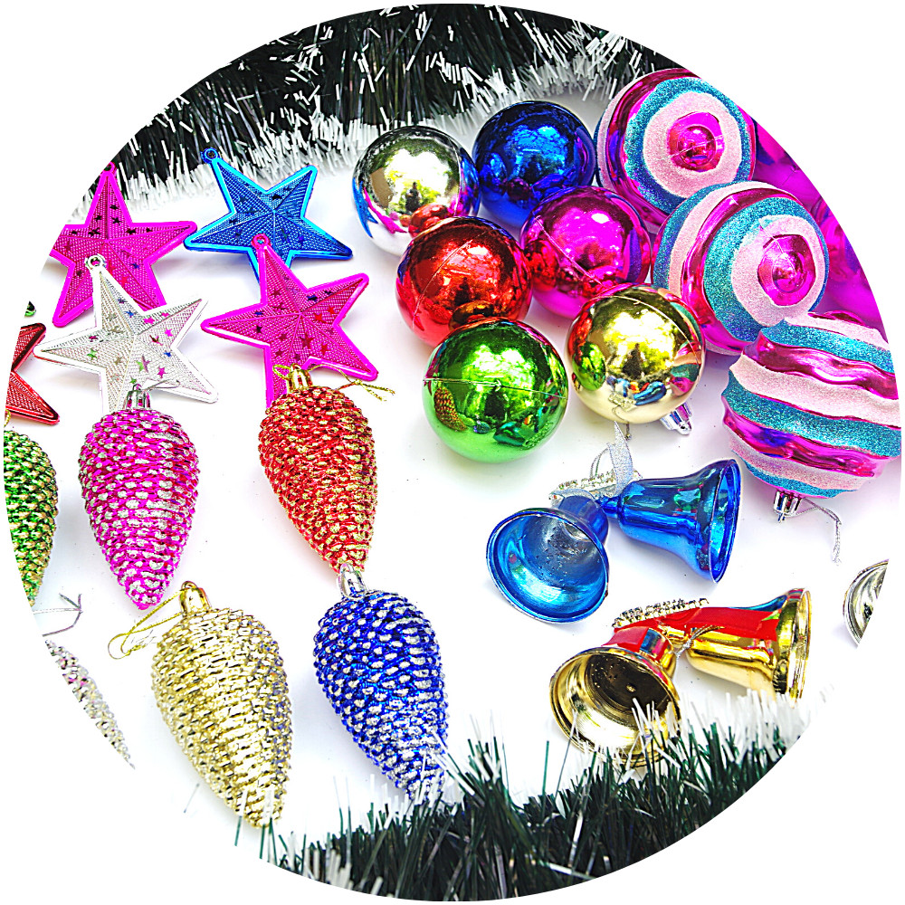 Combo 29 Phụ Kiện Trang Trí Cho Cây Thông Noel Cho Nhà Cửa Mùa Giáng Sinh