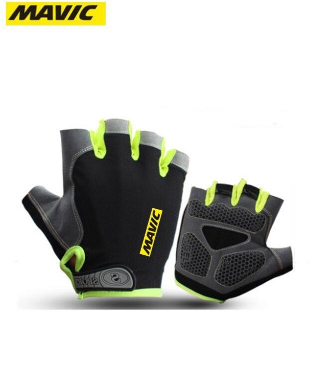MAVIC Găng Tay Xe Đạp Ngón Nam Nữ Thể Thao Mùa Hè Chống Sốc Xe Đạp Găng Tay GEL MTB Găng Tay Xe Đạp