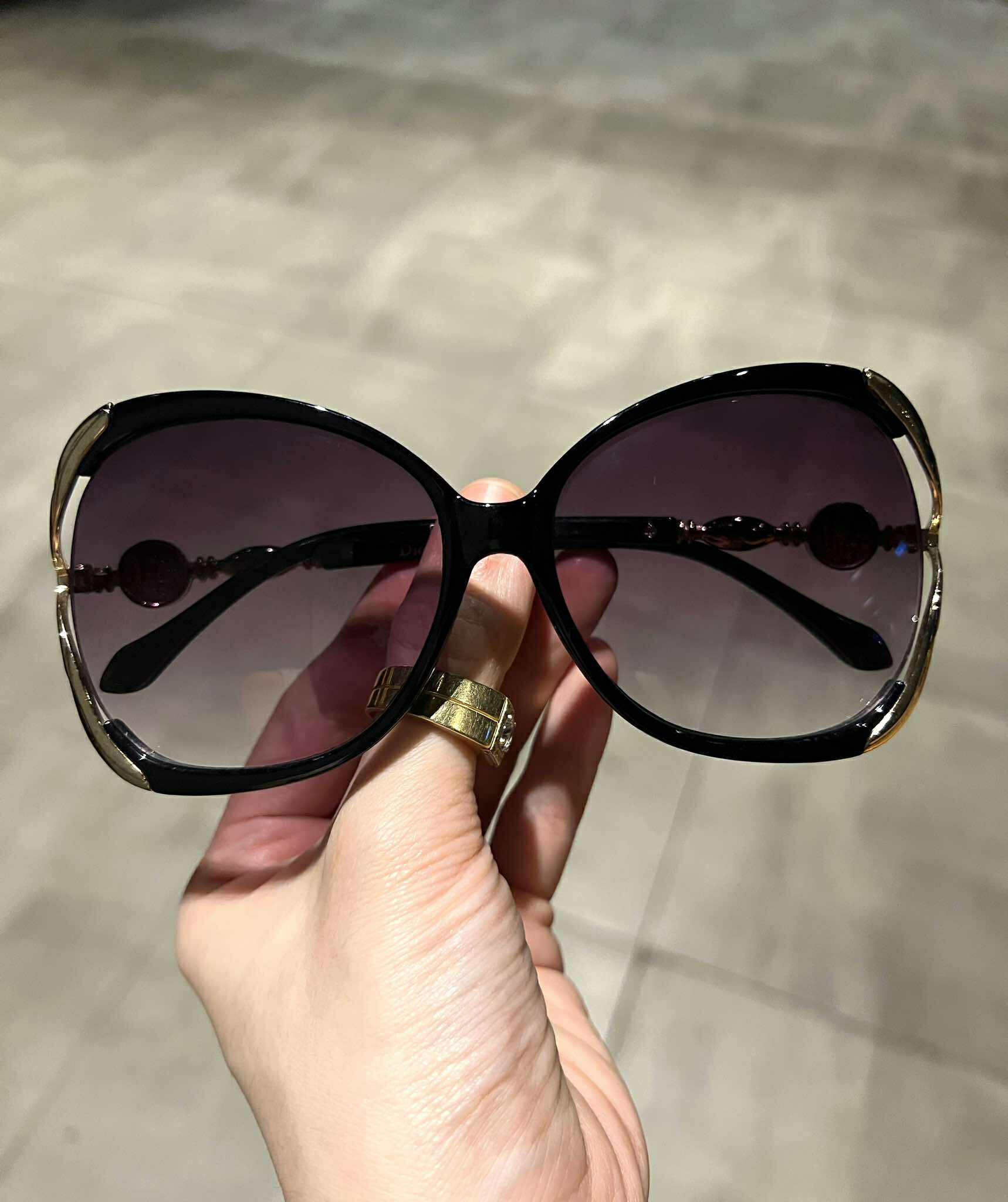 (Hàng cao cấp) Kính râm thời trang chống nắng cho nữ Mắt kính chống chói chống lóa UV