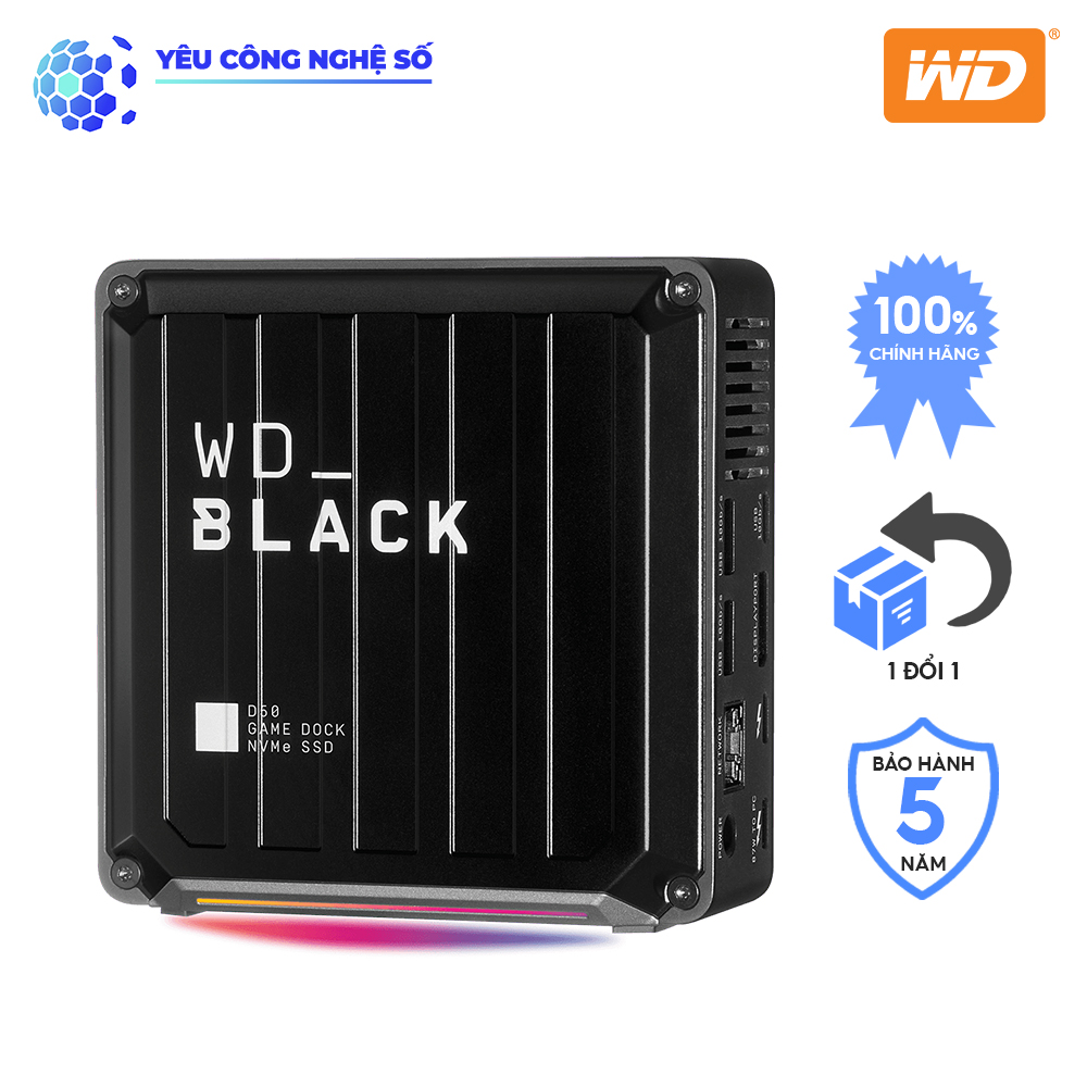 Ổ cứng gắn ngoài WD Black D50 1TB Game Dock SSD hàng chính hãng