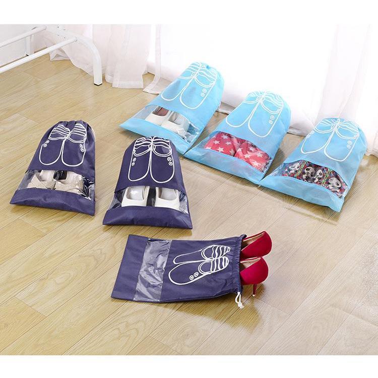 Set 10 Túi Đựng Giày Có Dây Rút 44x32cm