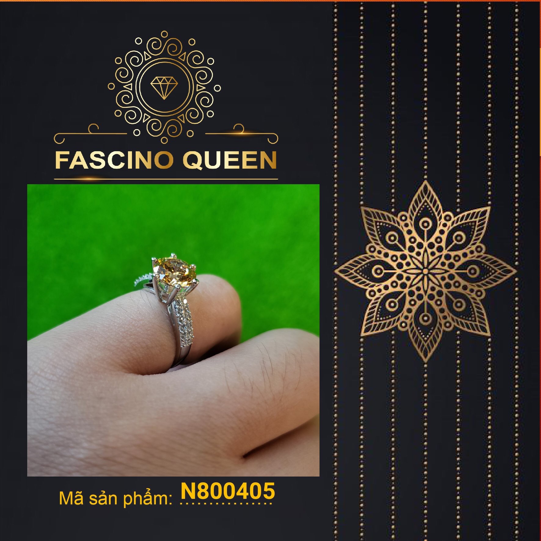 Kim Cương Nhân Tạo FASCINO GEMS Dạng Tròn 6.00 mm Màu TCF