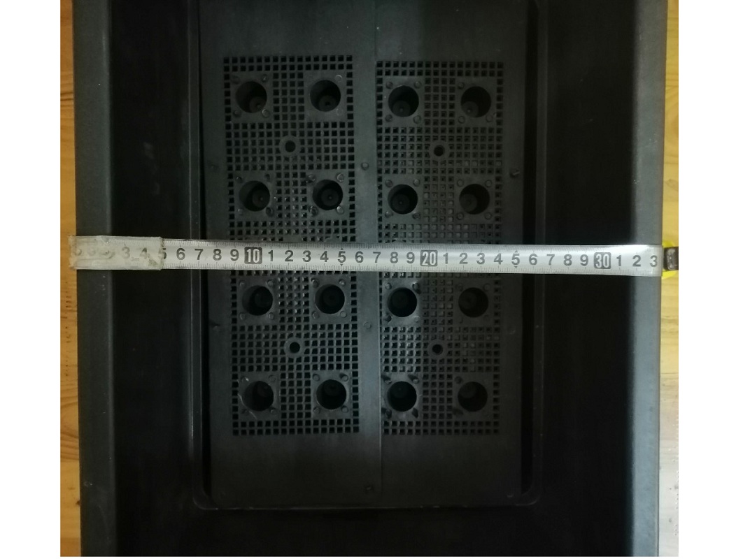 10 Khay Nhựa Trồng Rau Kích Thước 47X33X16CM - Màu Đen