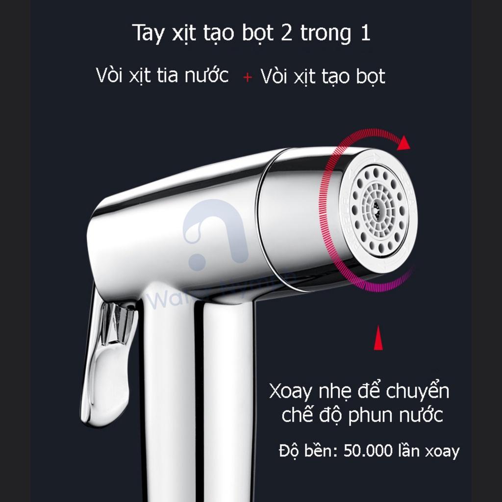 Tay xịt vệ sinh 2 trong 1, hai chế độ nước, chống rát, chống bỏng Waternymph ASPQ003