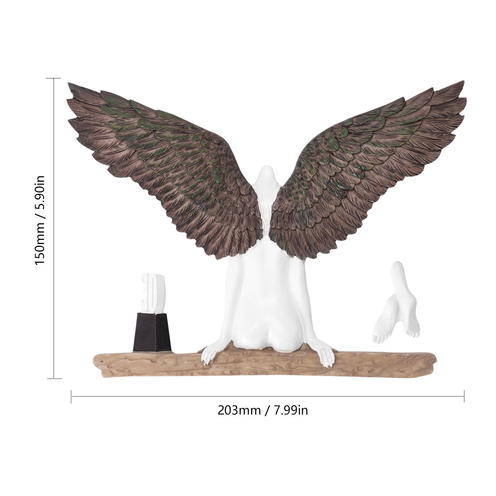 Tượng Thiên Thần Bằng Nhựa Dùng Trang Trí Tường Diy