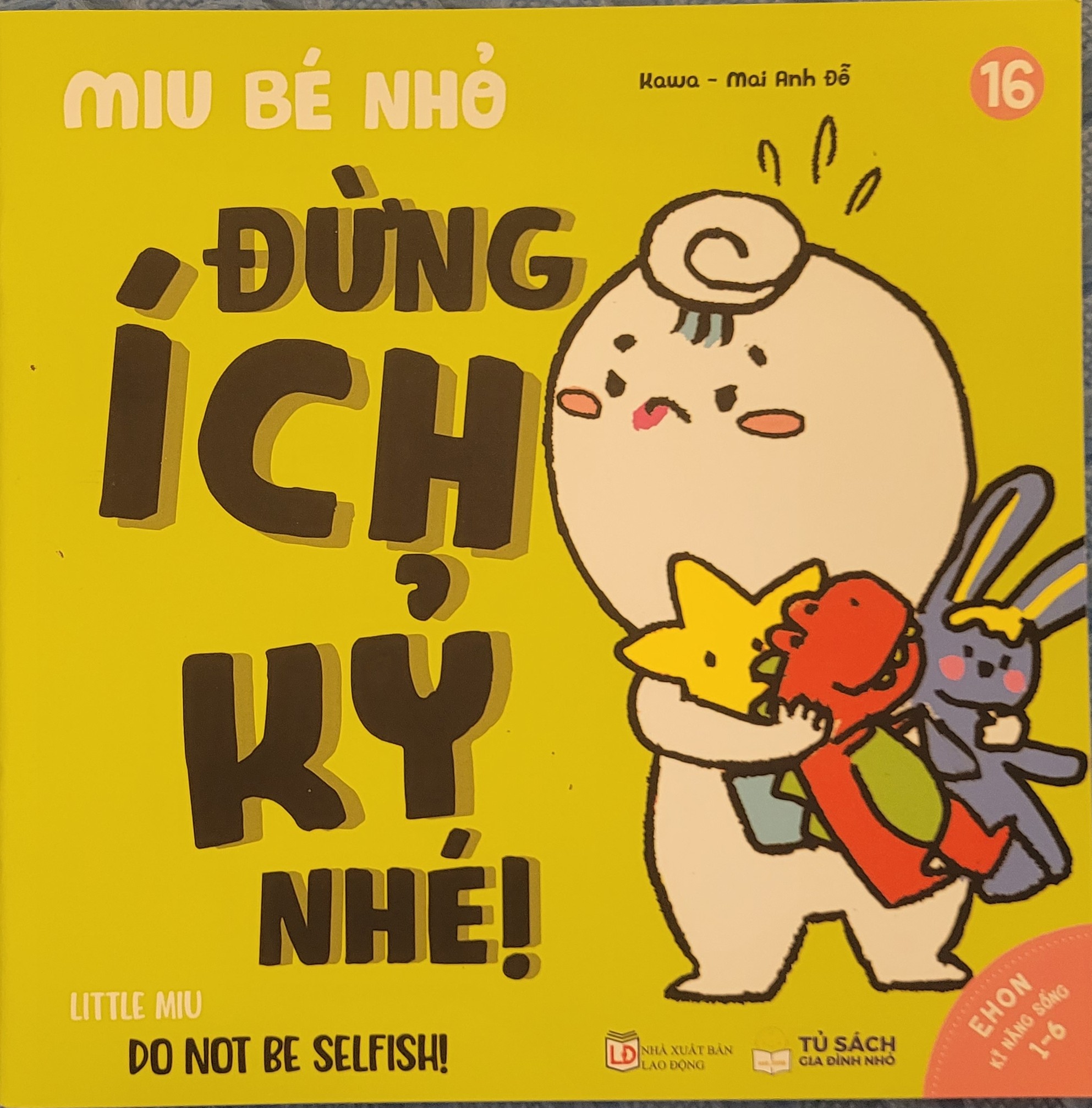 Sách Ehon Song ngữ Anh - Việt: Kĩ Năng Sống - Miu Bé Nhỏ - Phần 2 - Lẻ Tùy Chọn (1-6 tuổi)