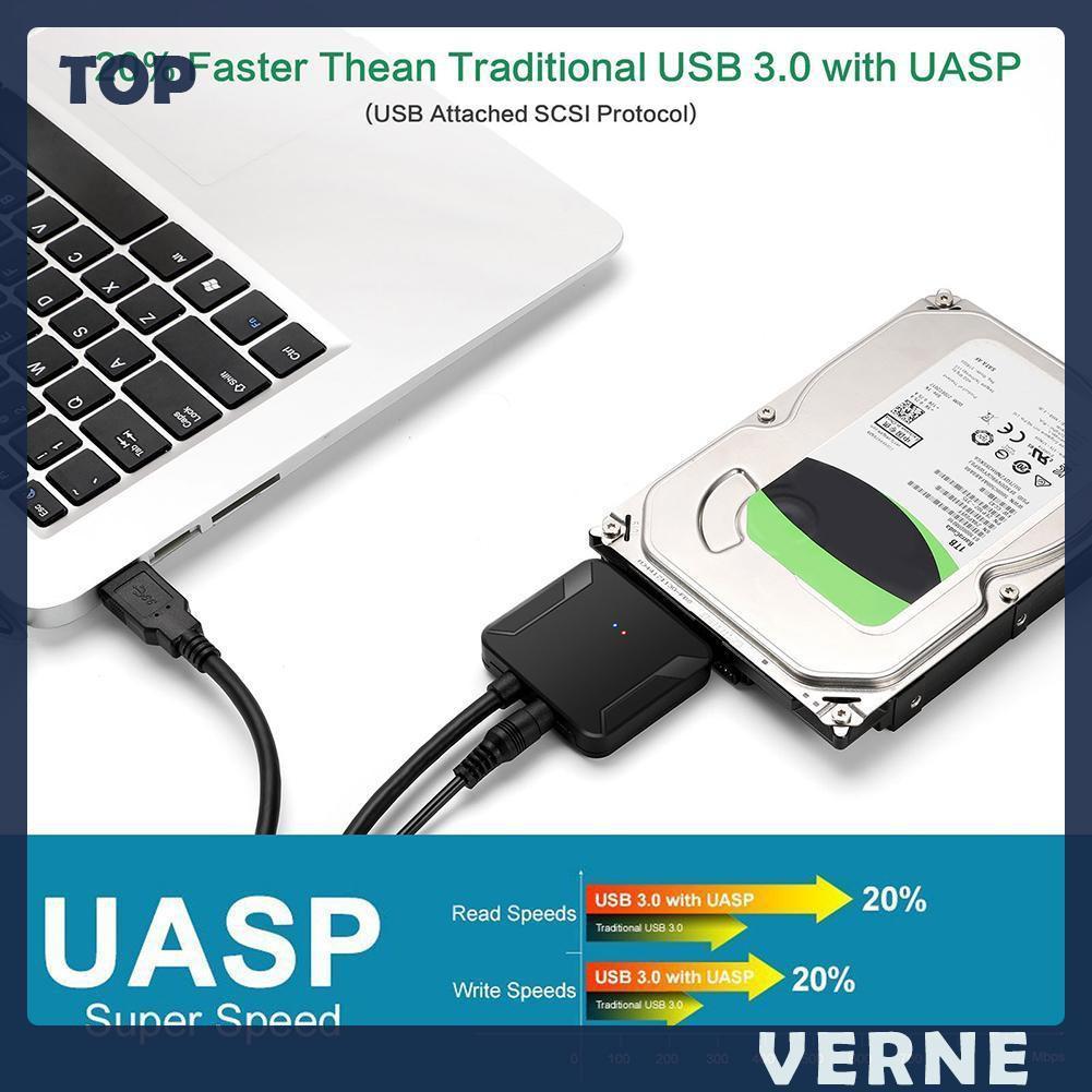 Cáp Chuyển Đổi Dữ Liệu Từ Sata Sang Usb 3.0 Sang Sata 3 2.5in 3.5in
