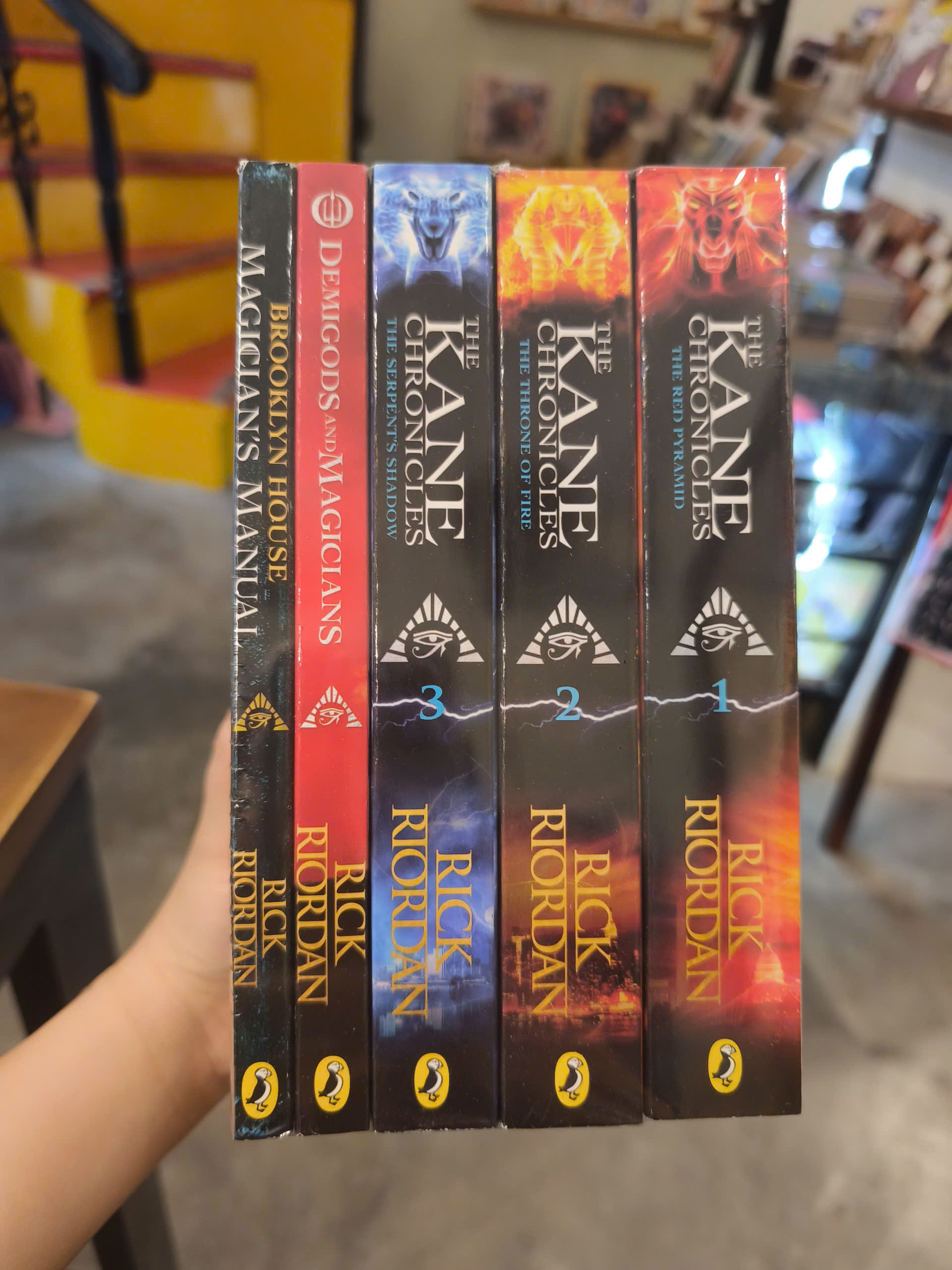 Sách - The Kane Chronicles 5 Book Set by Rick Riordan | Fantasy / Mythology / Trọn bộ series 5 cuốn
