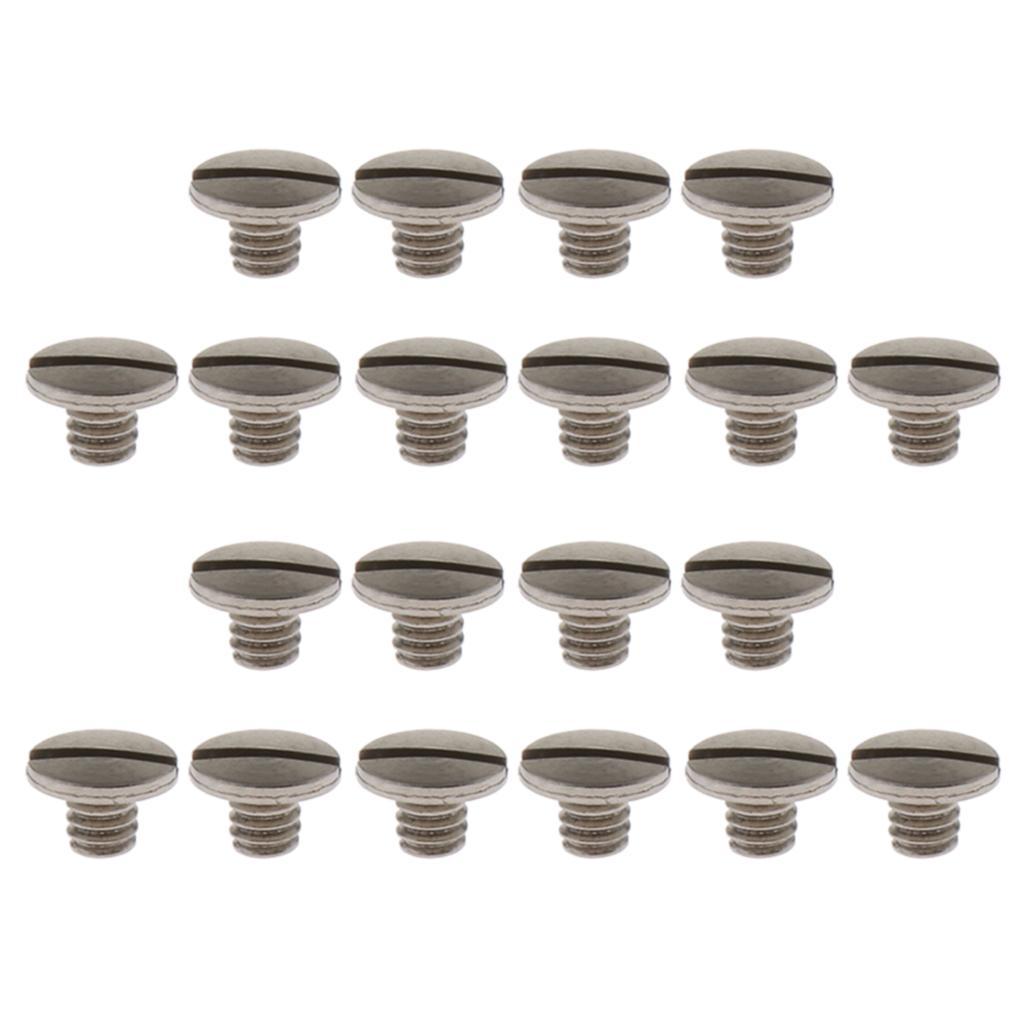 20 Pcs Flute Mounting Screws for Woodwind Repair Maintenance Parts