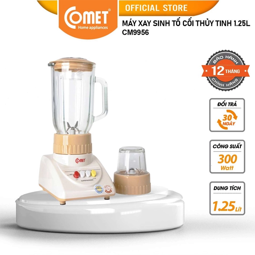 Máy xay sinh tố COMET 1.25 lít CM9956 - Hàng chính hãng