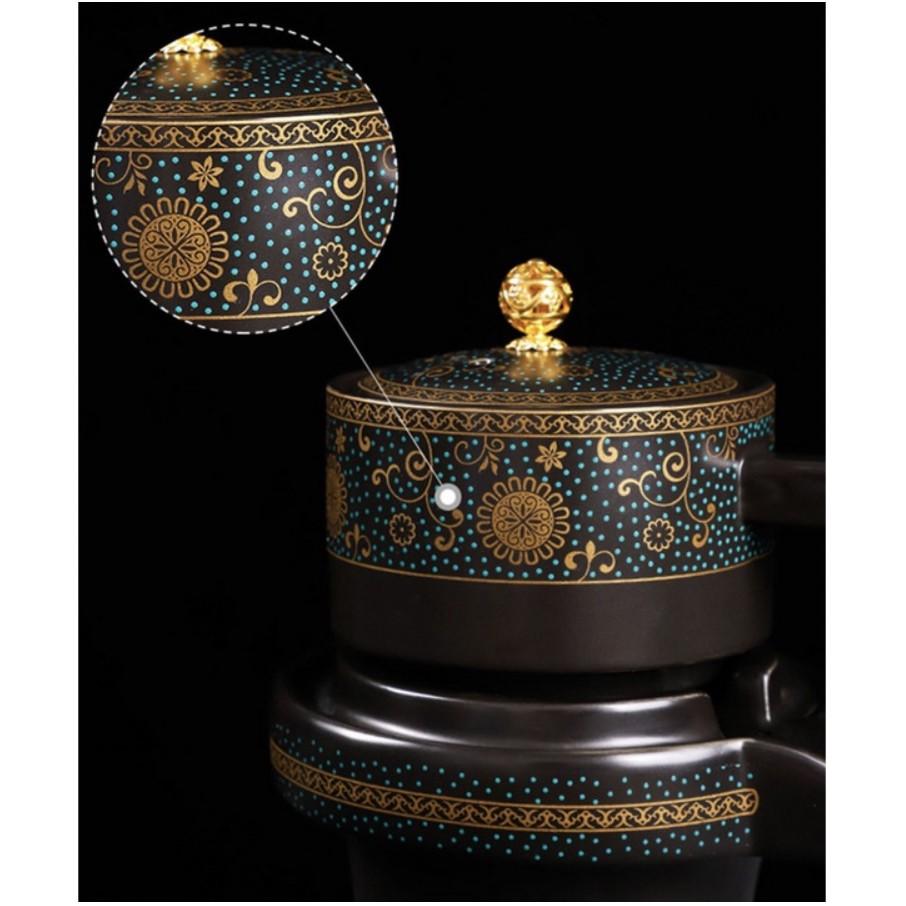 BỘ ẤM TRÀ ĐẠO CỐI XAY ĐỘC ĐÁO ĐÀI BẮC TAIPEI TEA MILL CAO CẤP