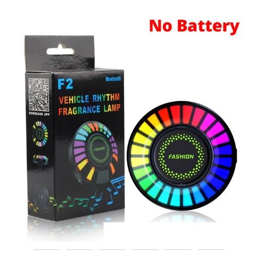 Nước hoa kẹp điều hoa ô tô cảm biến theo nhạc đèn led RGB điều chỉnh qua APP