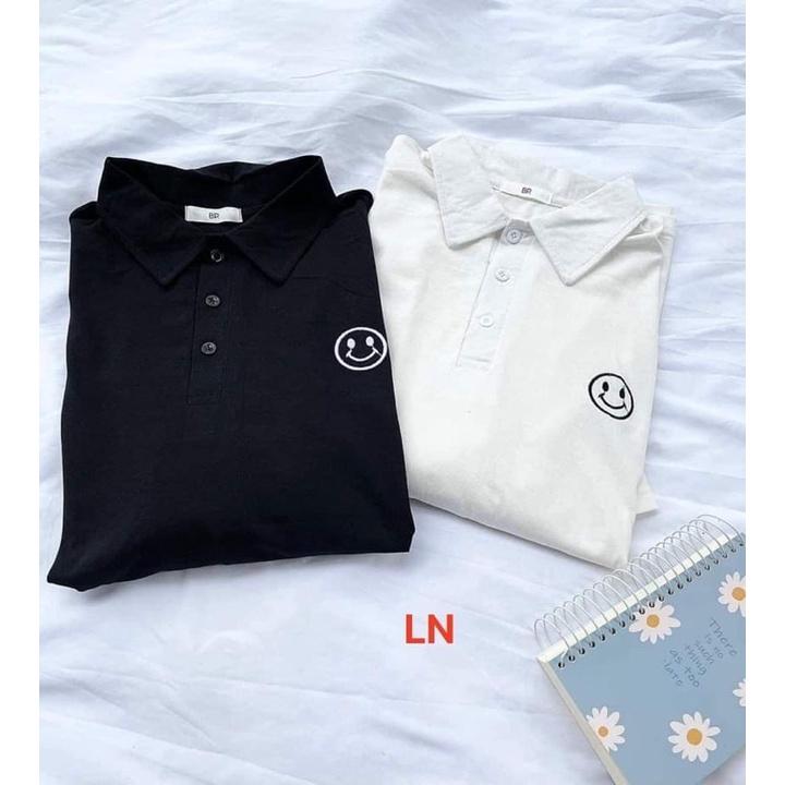 Áo polo logo mặt cười tròn TH6