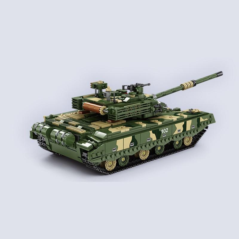 Đồ chơi Lắp ráp Xe Tăng ZTZ99, Kazi KY10010 Battle Tank Xếp hình thông minh, Mô hình xe tăng