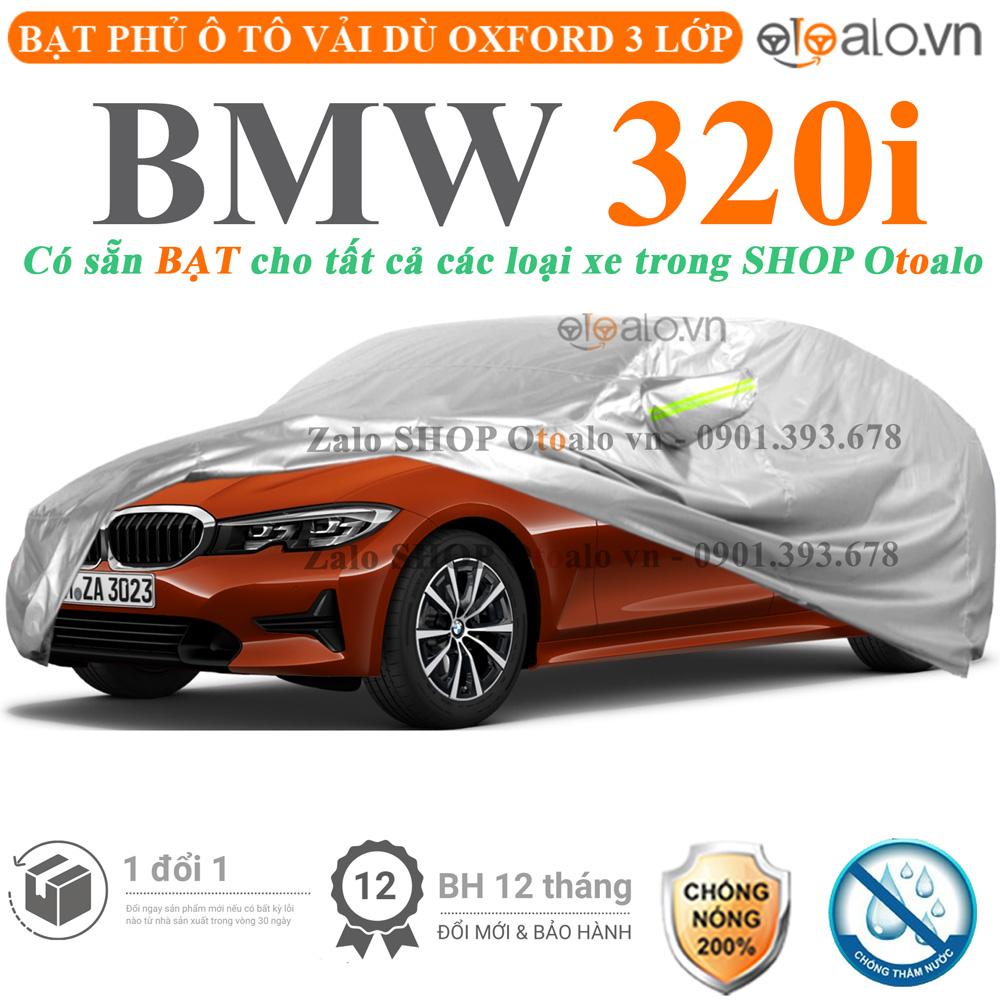 Bạt che phủ xe ô tô BMW 320i vải dù 3 lớp CAO CẤP BPXOT - OTOALO