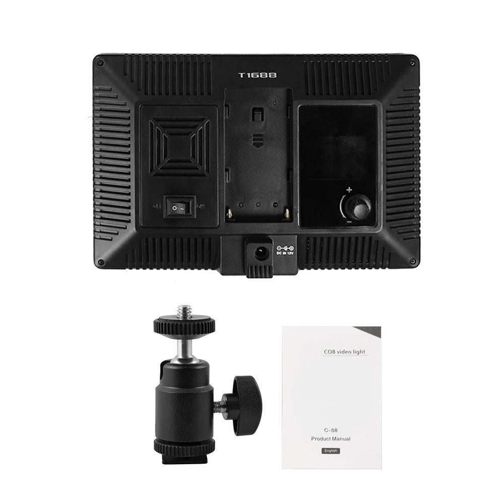 Đèn chiếu video LED siêu mỏng có thể điều chỉnh độ sáng 3200K-6200K Công suất 15W