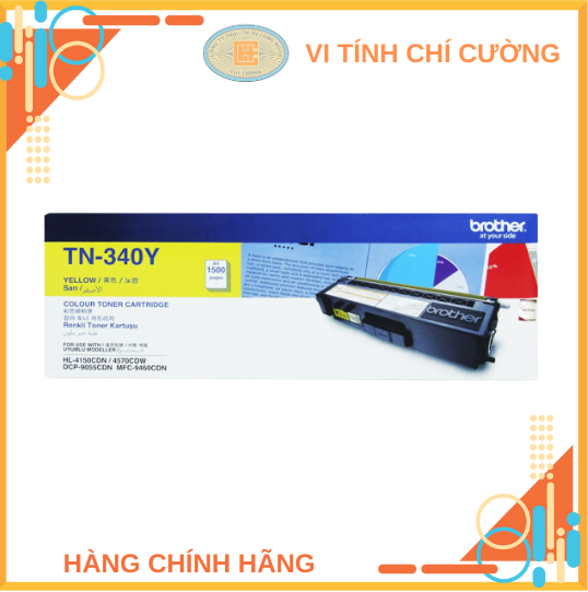 Mực In Brother TN-340Y (Vàng) - Hàng Chính Hãng
