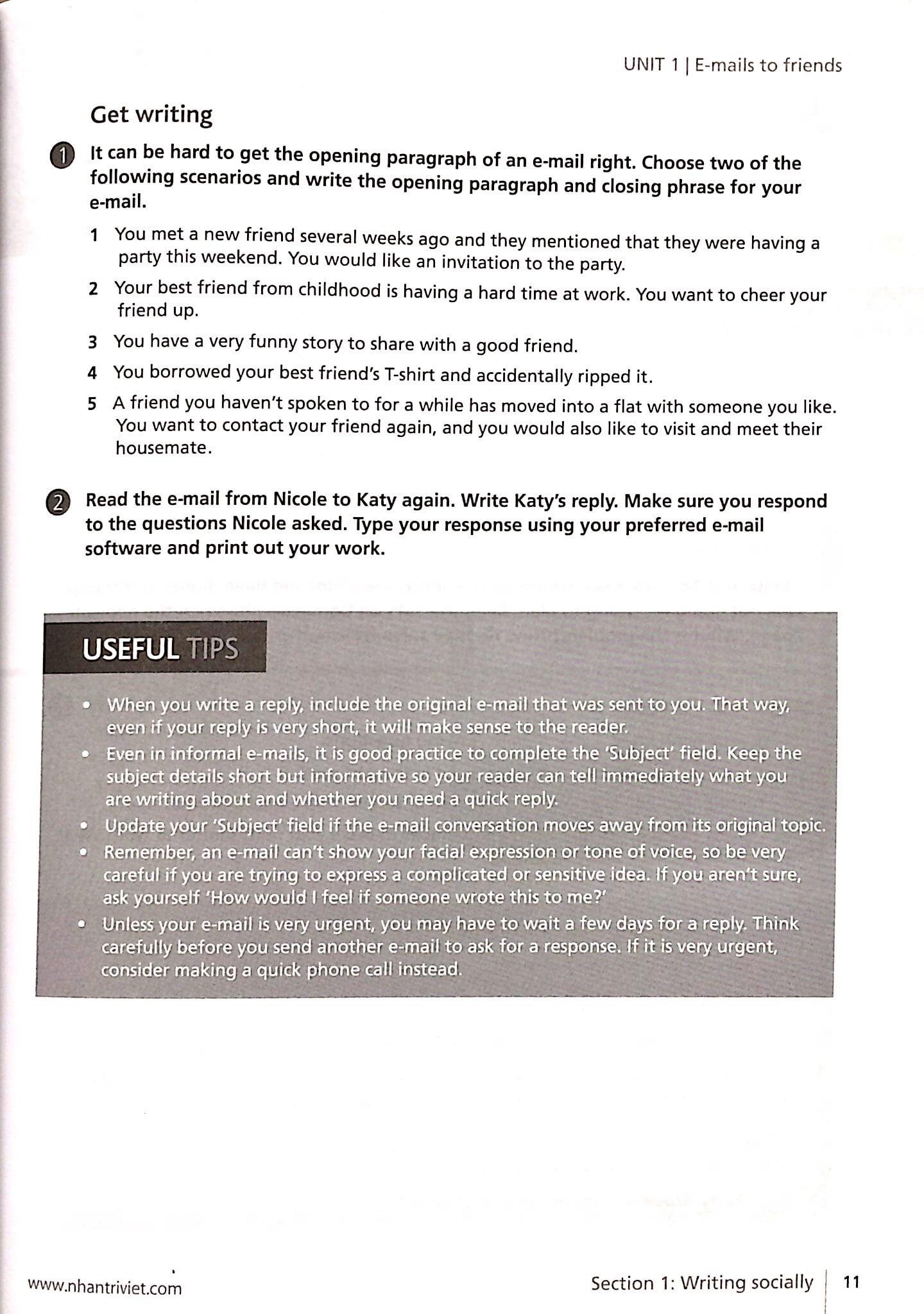 Collins English For Life - Writing B1 + Intermediate