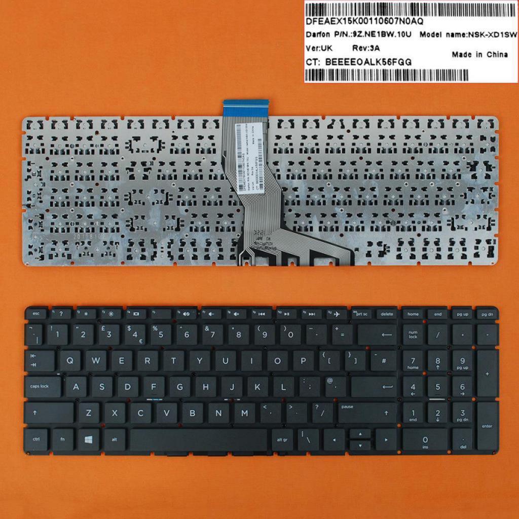 For HP 15-BS 15-CD 250 255 Laptop Standard Spanish Layout Keyboard Black