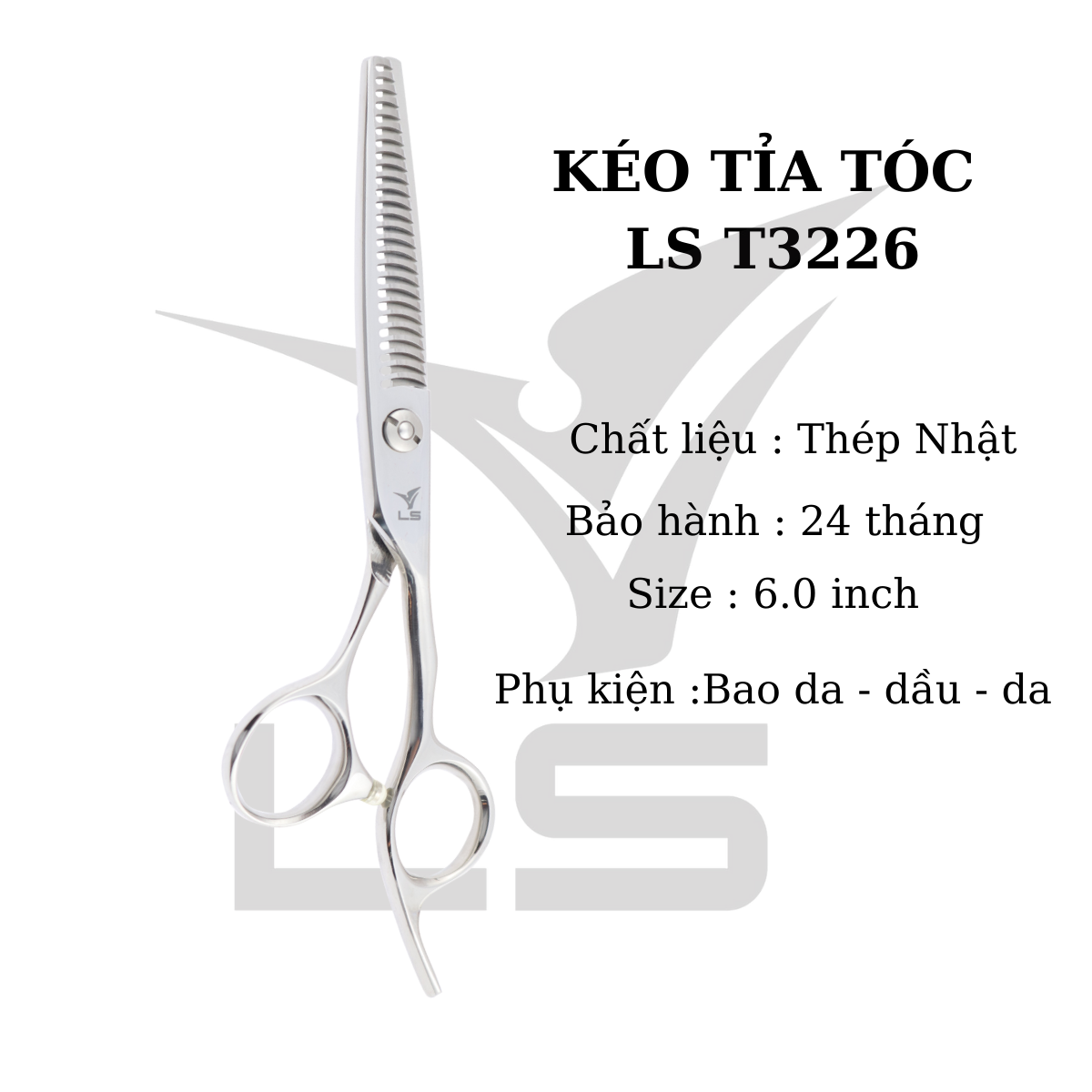 Kéo cắt tóc LS T3226 chính hãng